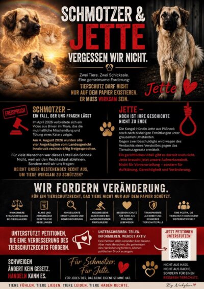 Flyer: Schmotzer & Jette – vergessen wir nicht