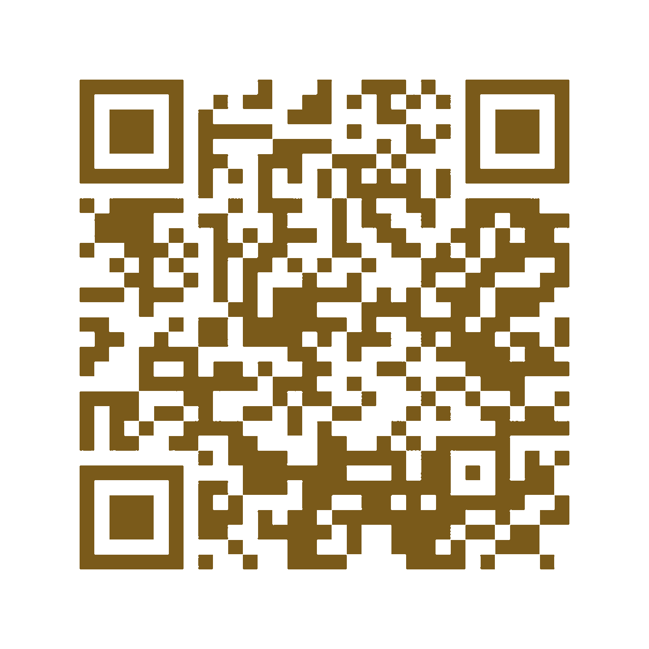 QR-Code dunkelgold