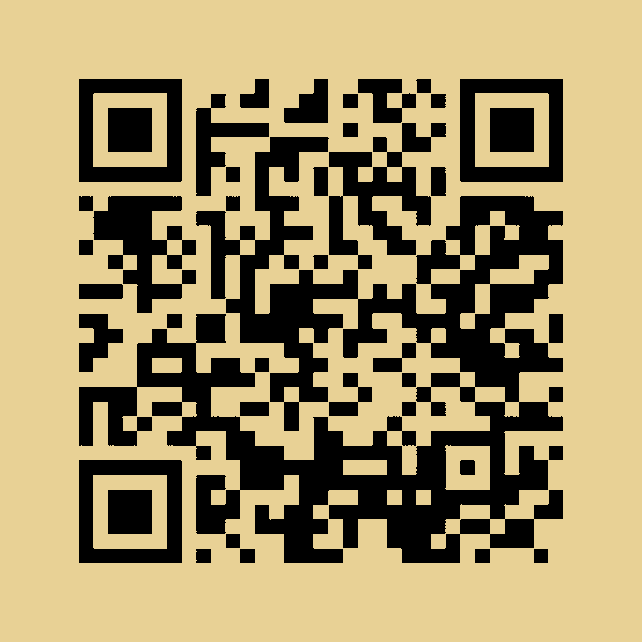 QR-Code gold pastell